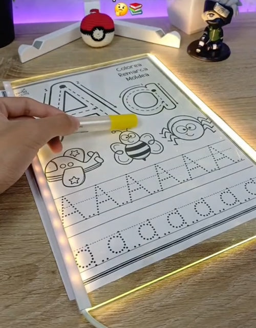 Pizarra Lampara LED Acrílica +7 Colores